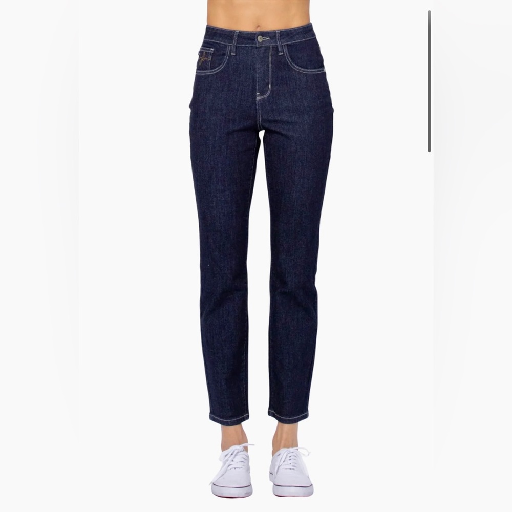 Judy Blue Rinse Wash High Waist Mom Jeans Size 5/27